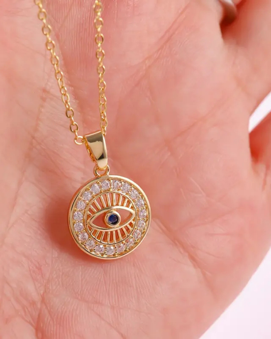 Evil Eye Pendant in 925 Sterling Silver – Protection & Elegance in One