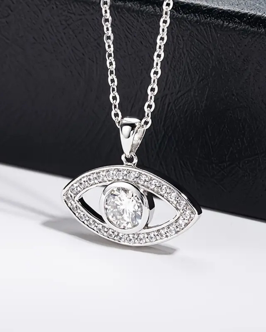 Evil Eye Pendant in 925 Sterling Silver – Protection & Elegance in One