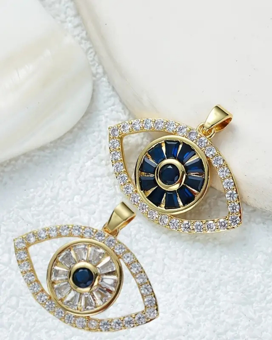 Evil Eye Pendant in 925 Sterling Silver – Protection & Elegance in One