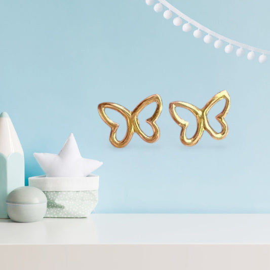 Butterfly Stud in High quality Sterling Silver