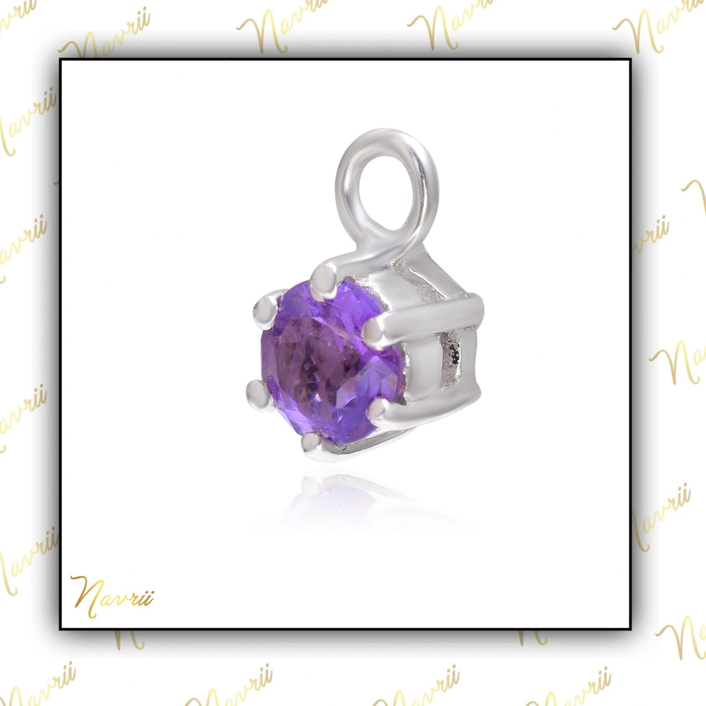 Natural Amethyst Gemstone Pendant