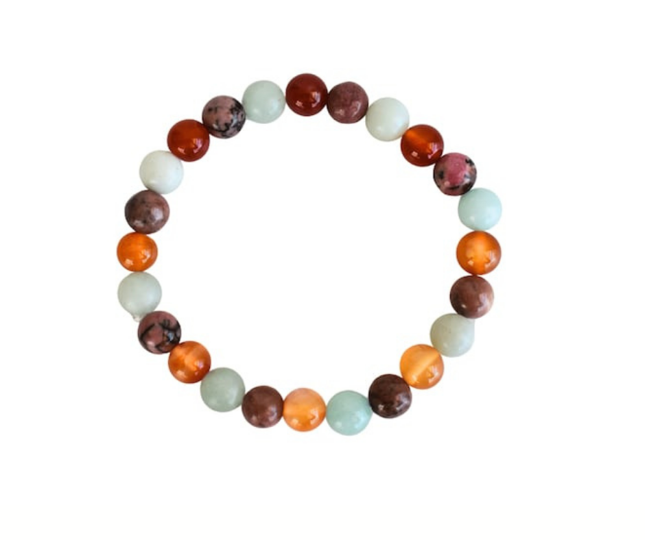 Cancer Zodiac Gemstones Bracelet – Nurture, Balance &amp; Emotional Strength ♋︎