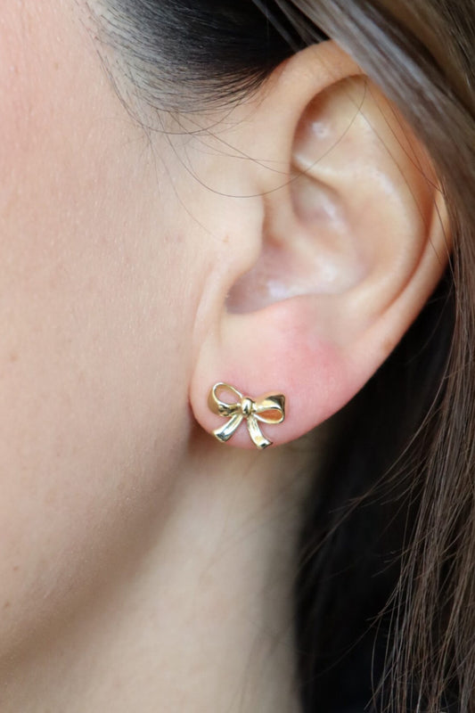 Bow Kids Earrings  High quality 925 Sterling silver