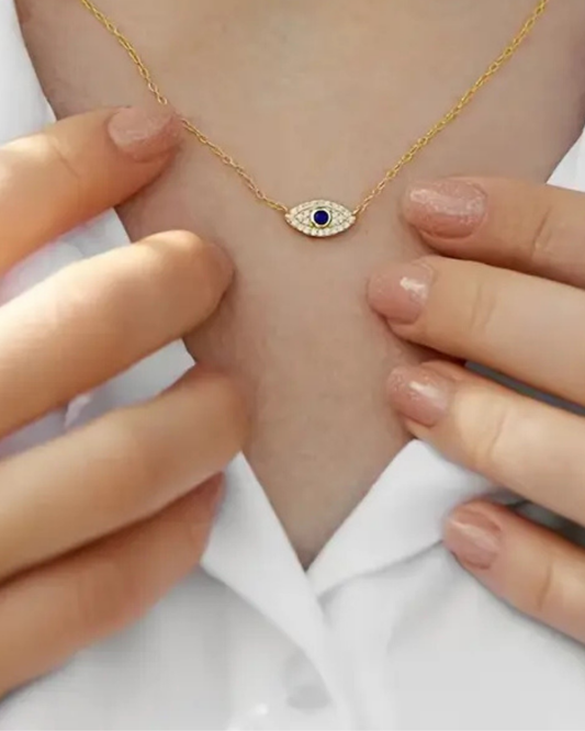 Evil Eye Pendant in 925 Sterling Silver – Protection & Elegance in One