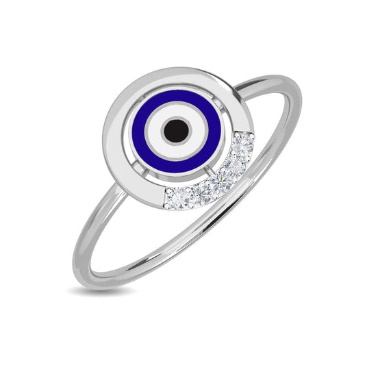 Evil Eye Ring in 925 Sterling Silver – Protection & Elegance in One.
