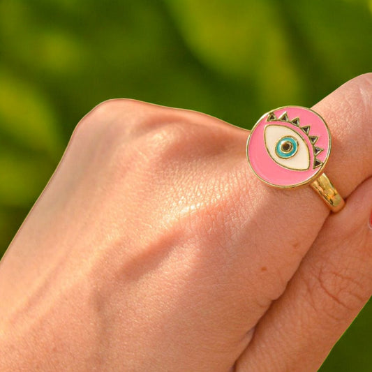 Evil Eye Ring in 925 Sterling Silver – Protection & Elegance in One.