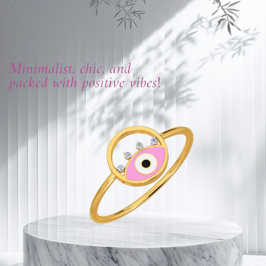 Evil Eye Ring in 925 Sterling Silver – Protection & Elegance in One.
