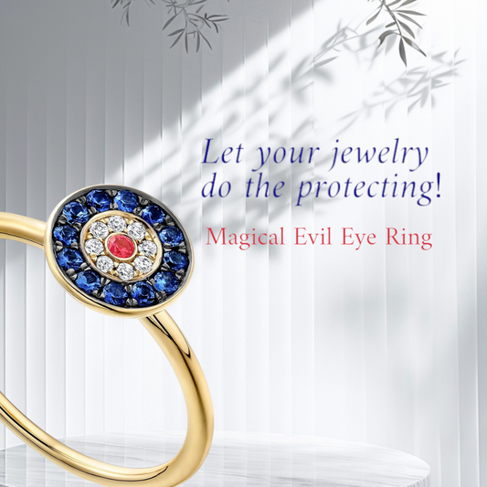 Evil Eye Ring in 925 Sterling Silver – Protection & Elegance in One.