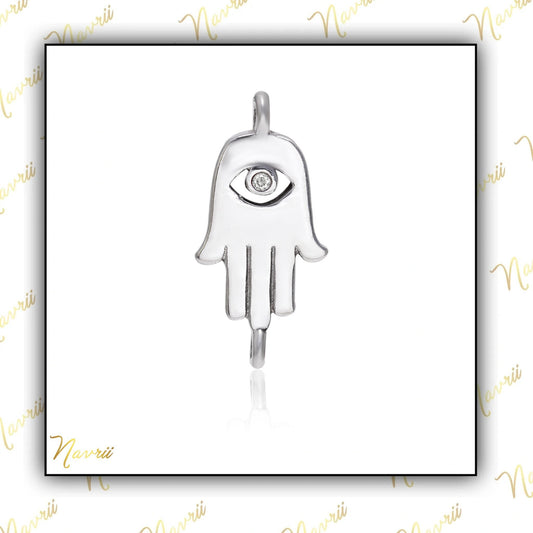 925 Sterling Silver Hamsa Bracelets, Hamsa Hand Bracelet, Hand Of Fatima, Hamsa Jewelry, Hand Of God Bracelet, Evil Eye Unisex Bracelet Gift