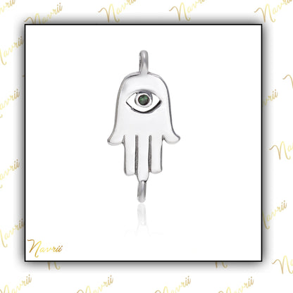 925 Sterling Silver Hamsa Bracelets, Hamsa Hand Bracelet, Hand Of Fatima, Hamsa Jewelry, Hand Of God Bracelet, Evil Eye Unisex Bracelet Gift