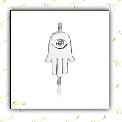 925 Sterling Silver Hamsa Bracelets, Hamsa Hand Bracelet, Hand Of Fatima, Hamsa Jewelry, Hand Of God Bracelet, Evil Eye Unisex Bracelet Gift