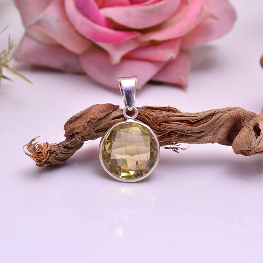 Lemon Quartz Pendant