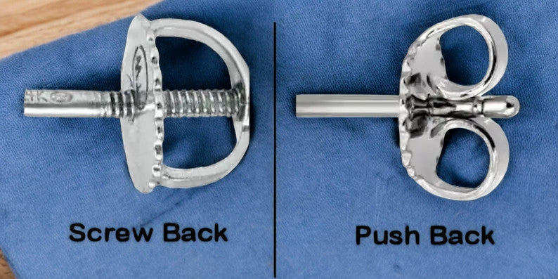 Silver Cat Ear Studs Earrings 925 Sterling Silver